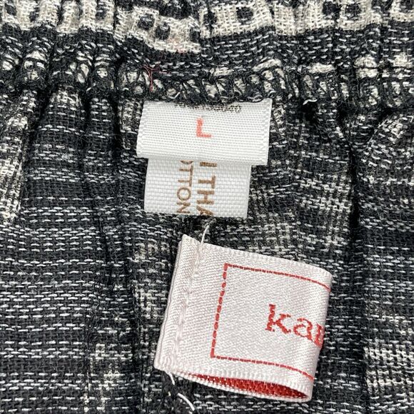 Kamana Harem Pants Womens Large Wide Leg Elephant Print Exterior Pocket Cotton - Picture 5 of 10